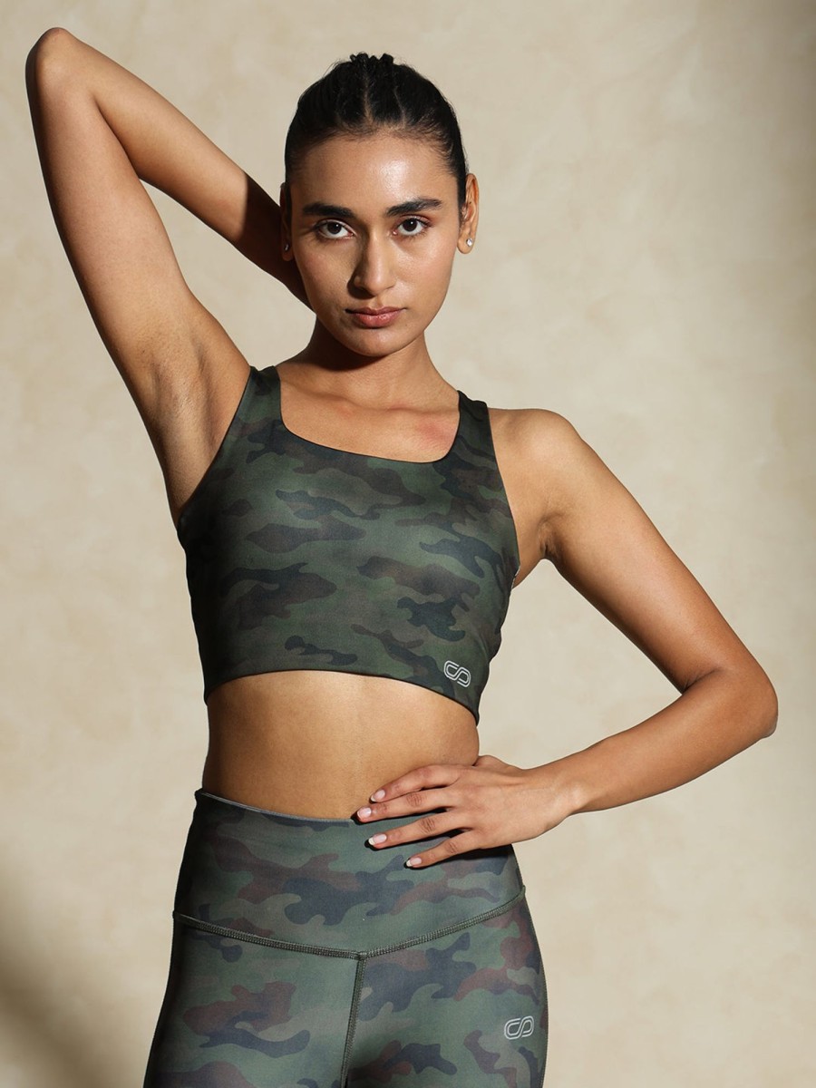 Traq Sale Silvertraq  High Impact Action Bra With Clasp Army Camo «  Wearsconfident